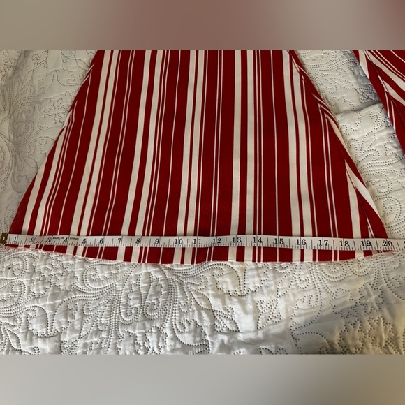 NWT Free People Just Float On Printed Flare Jeans in DK Red size 32 - Picture 8 of 8